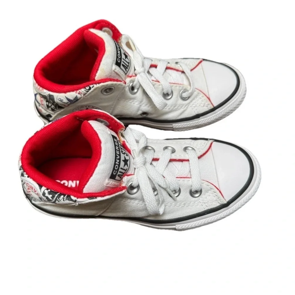 Converse Chuck Taylor All Star Axel Patchwork White Red Blue Shoes Boy Unisex 13